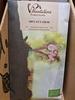 100% choklad Ecuador, Vintage Plantations