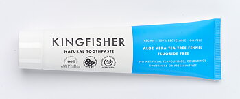 Kingfisher Aloe Vera Tea Trea Fennel flourfri tandkräm