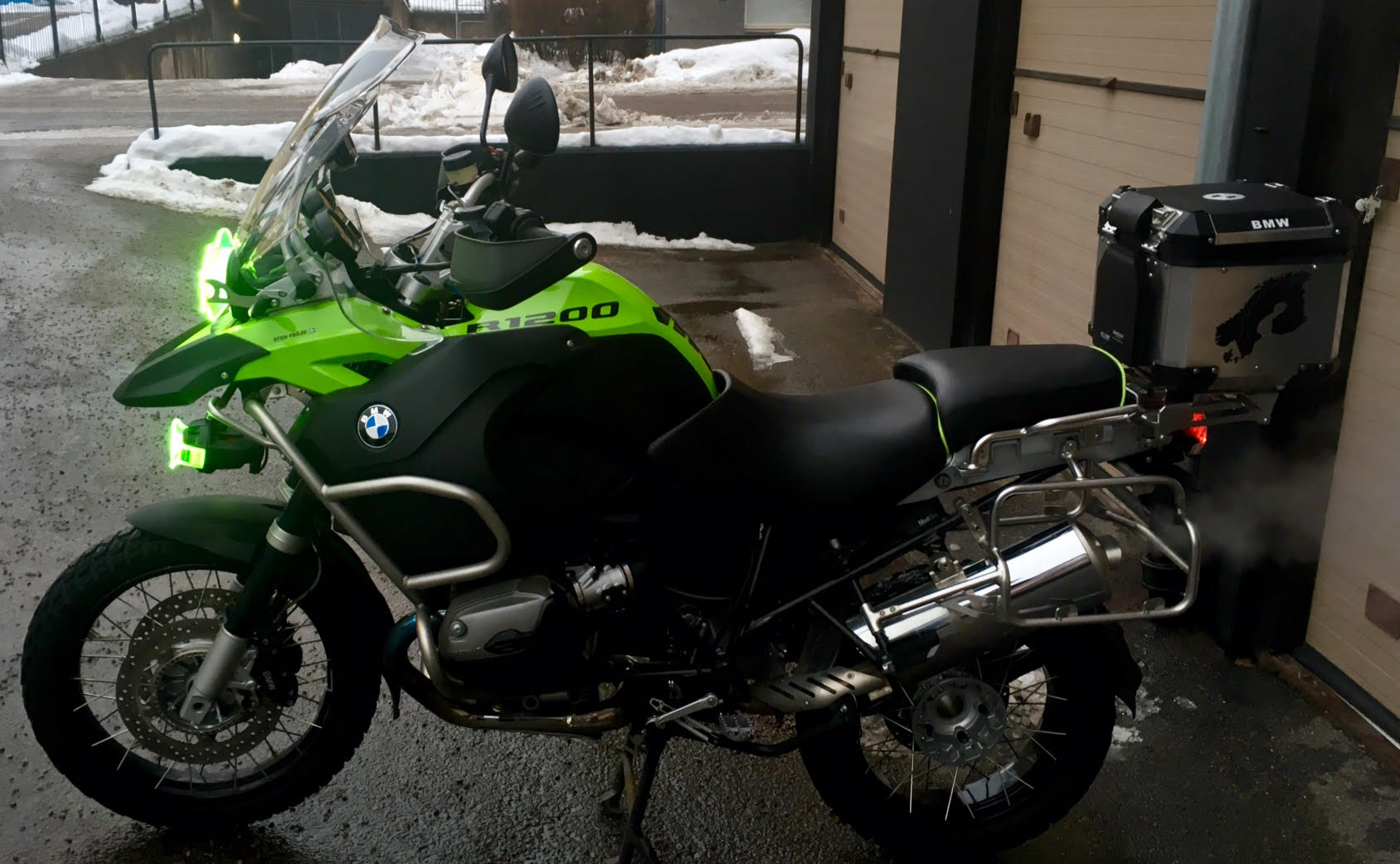 MC SAFE glas R1200GS & GSA med MCsafe fäste - 3