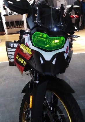 Gult glas för 750, 850 GS 2018- - 2