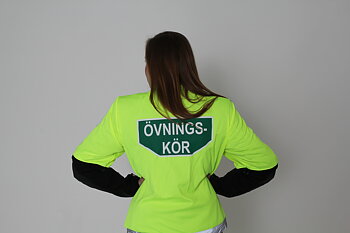 MC- väst, text ÖVNINGSKÖR