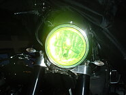 MC SAFE glas kupat runt, passar många mcmodeller