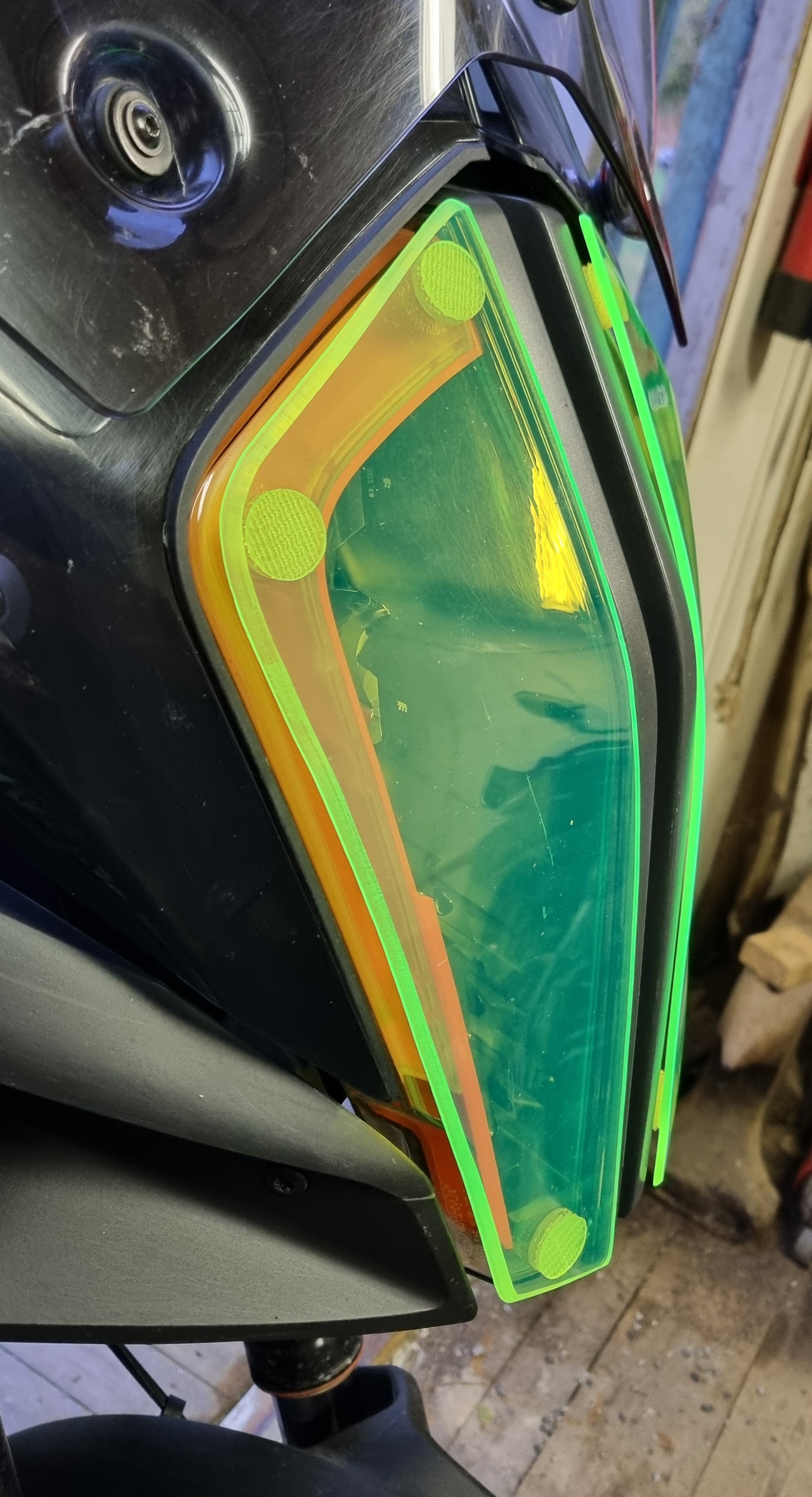 Gult glas till KTM 1290Adv - 2