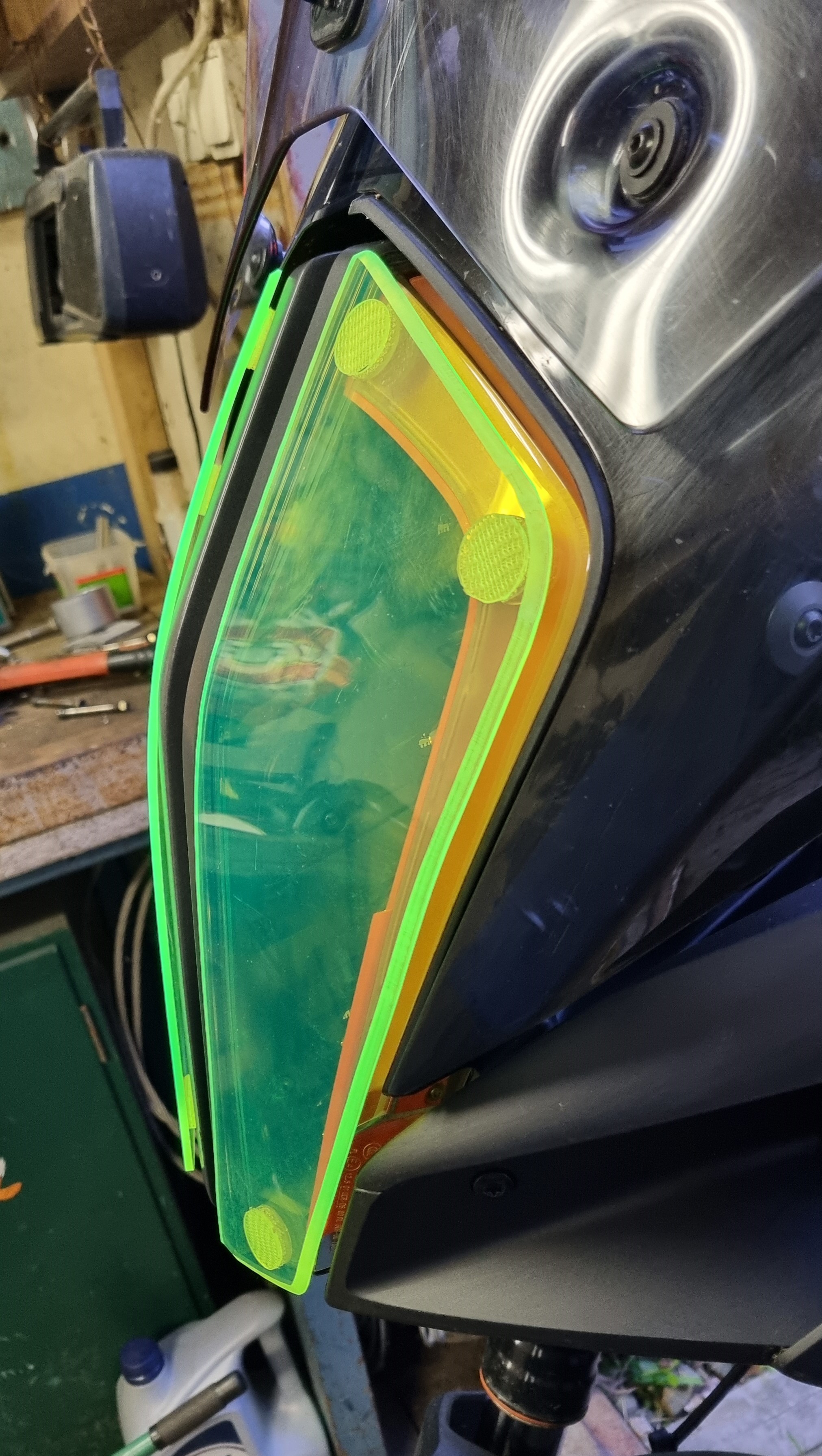 Gult glas till KTM 1290Adv - 3