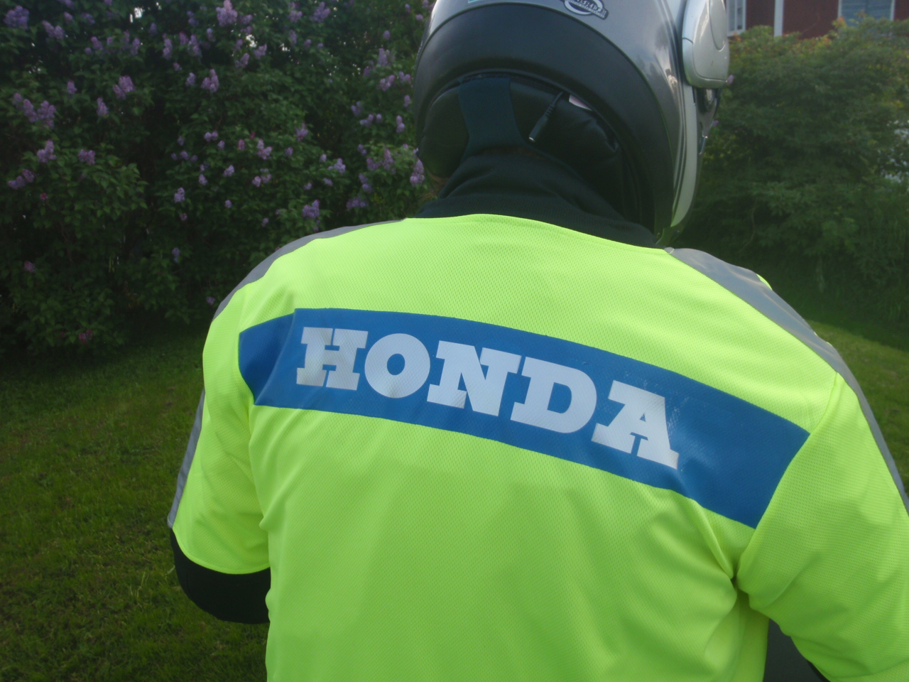 MC-väst text HONDA