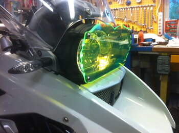 MC SAFE glas till R1200GS & GSA till Wünderlich fäste