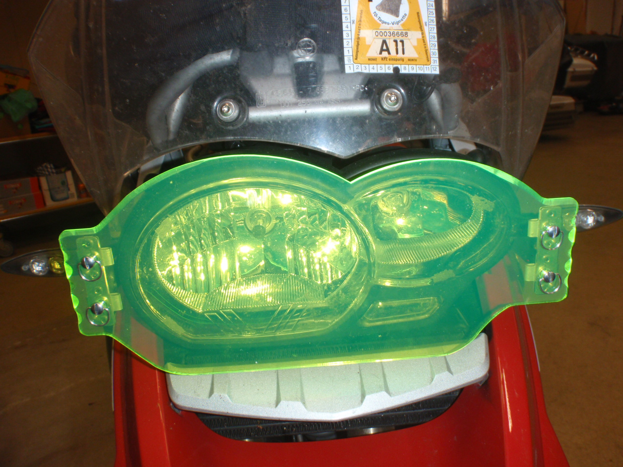 MC SAFE glas R1200GS & GSA Wunderlichfäste enbart glas ex fäste