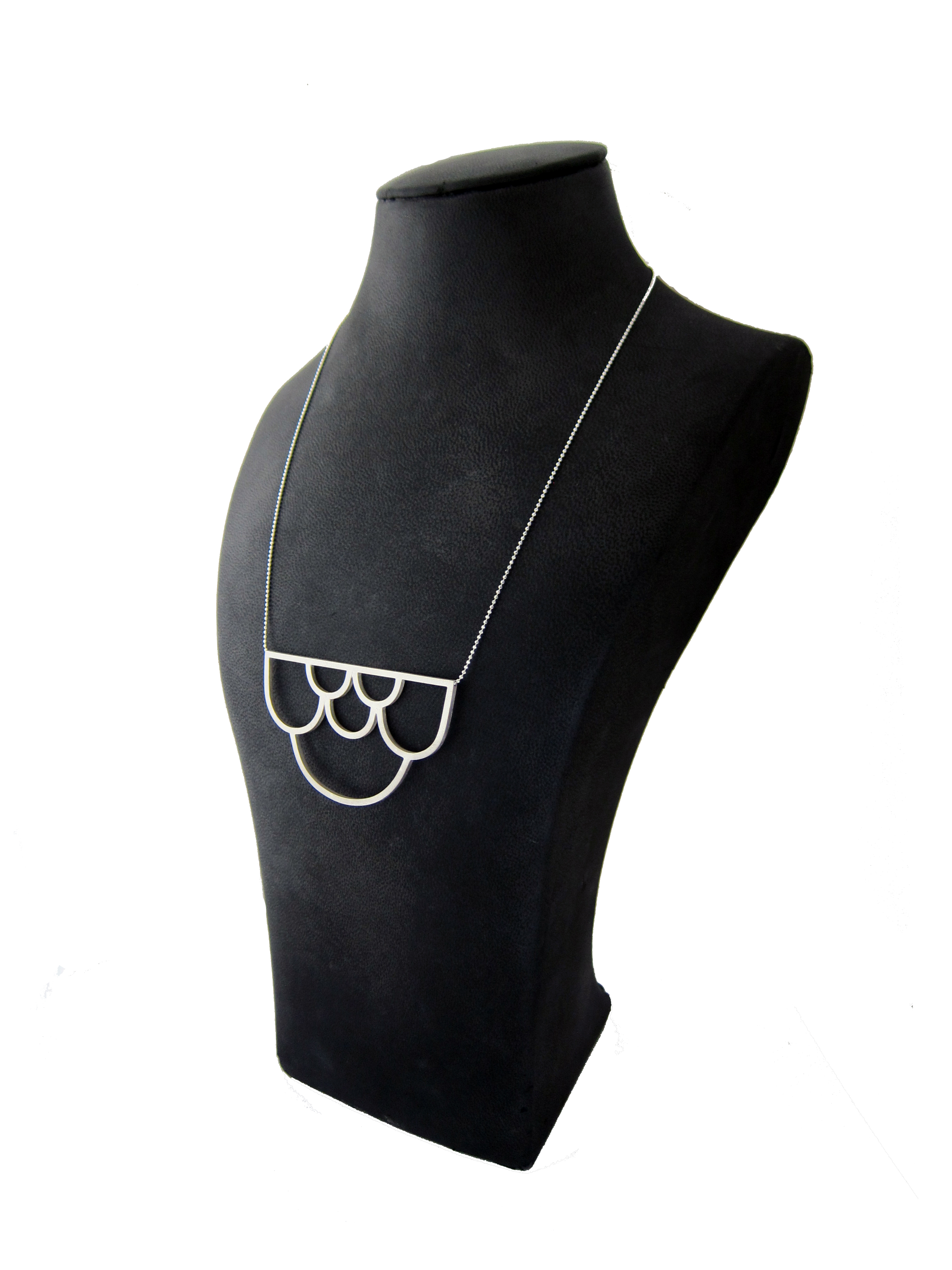Silverhalsband SCALE - 5