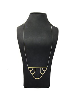 SCALE halsband - mässing