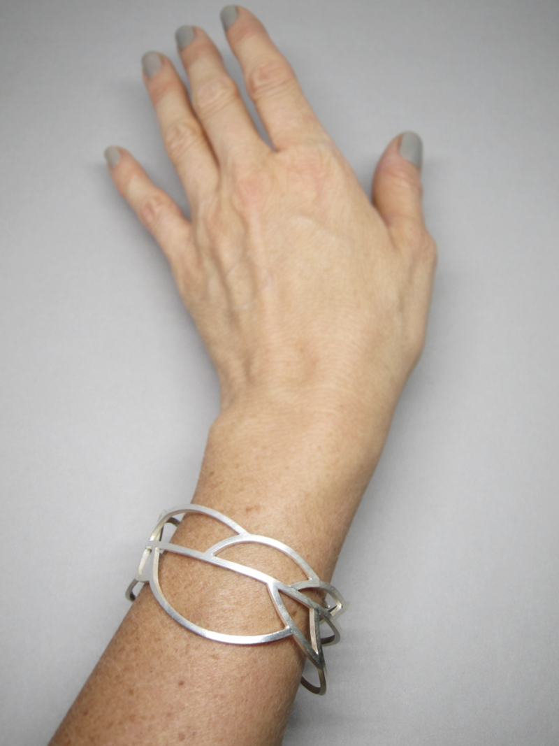 Silverarmband LEAFY - 5