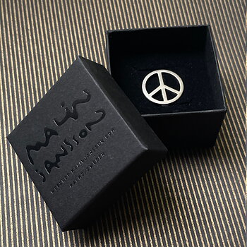 PEACE silver pin