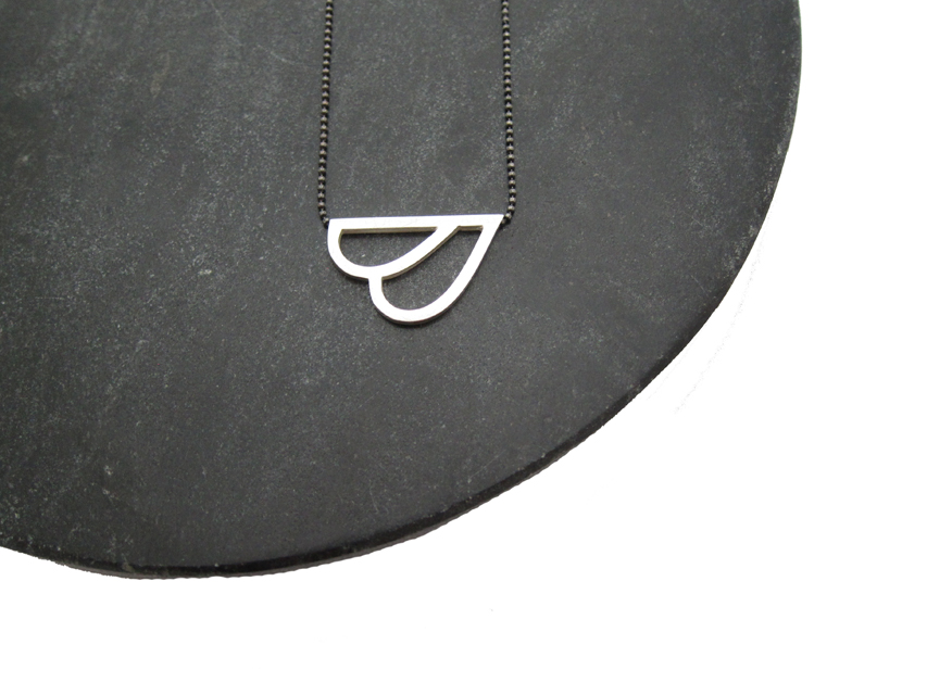 Halsband silver LEAFY  - 2