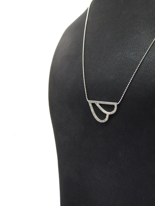 Halsband silver LEAFY  - 3