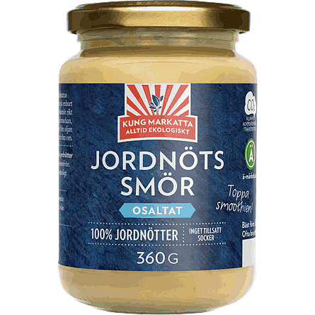 Jordnötssmör utan salt 360g
