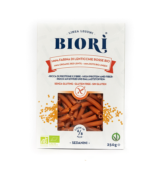 Glutenfri Pasta Röda Linser 250g
