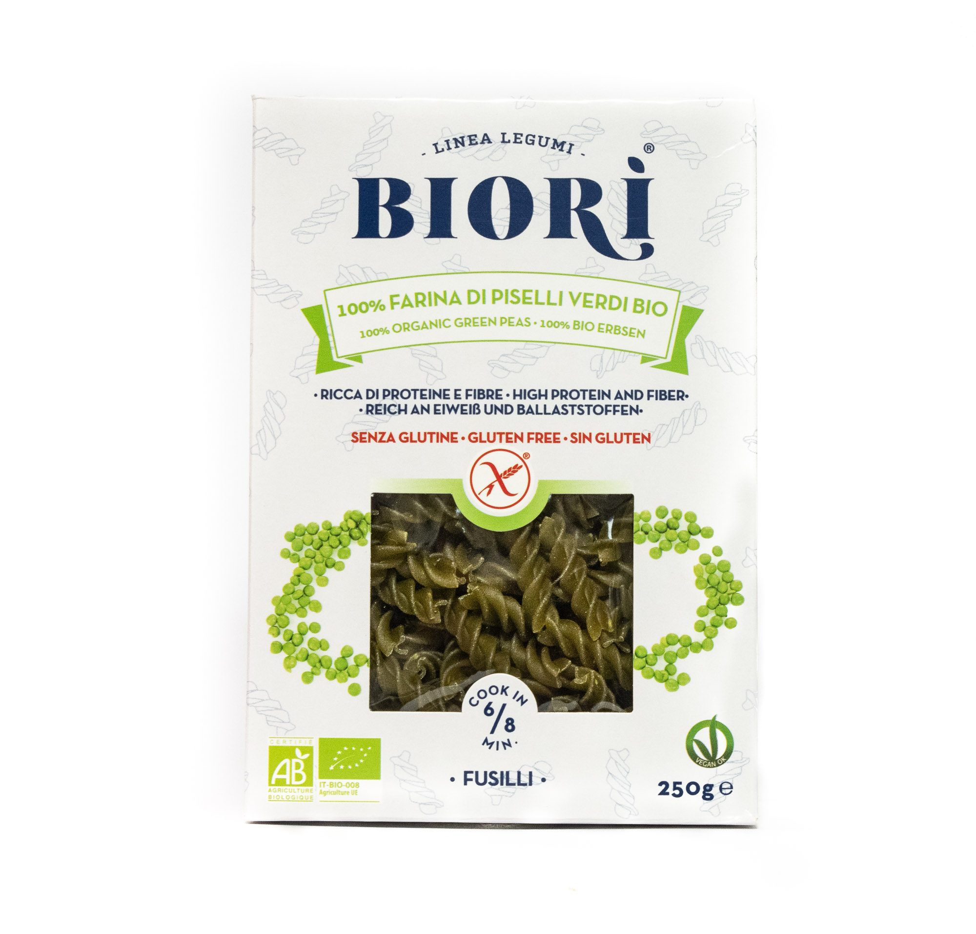 Glutenfri Pasta Gröna Ärtor