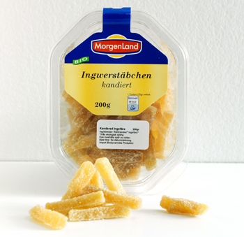 Kanderad ingefära 100g