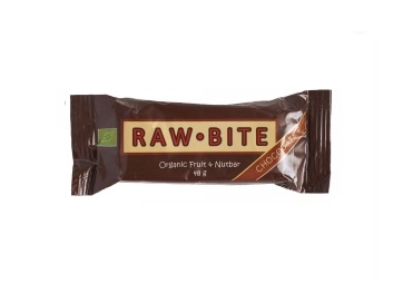 Rawbite frukt & nötbar choklad 48g