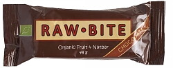 Rawbite frukt & nötbar choklad 48g