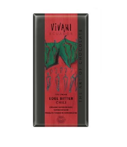 Chokladkaka  Mörk Chili 100g