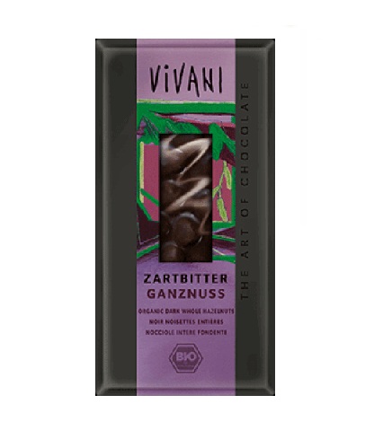Chokladkaka  Mörk Hasselnöt 100g