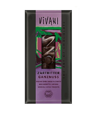 Chokladkaka Mörk Hasselnöt 100g