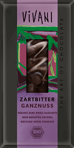 Chokladkaka Mörk Hasselnöt 100g
