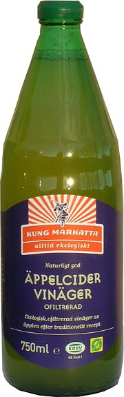 Äpplecidervinäger ofiltrerad 750 ml