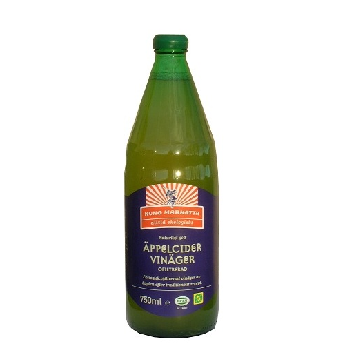 Äpplecidervinäger ofiltrerad 750 ml