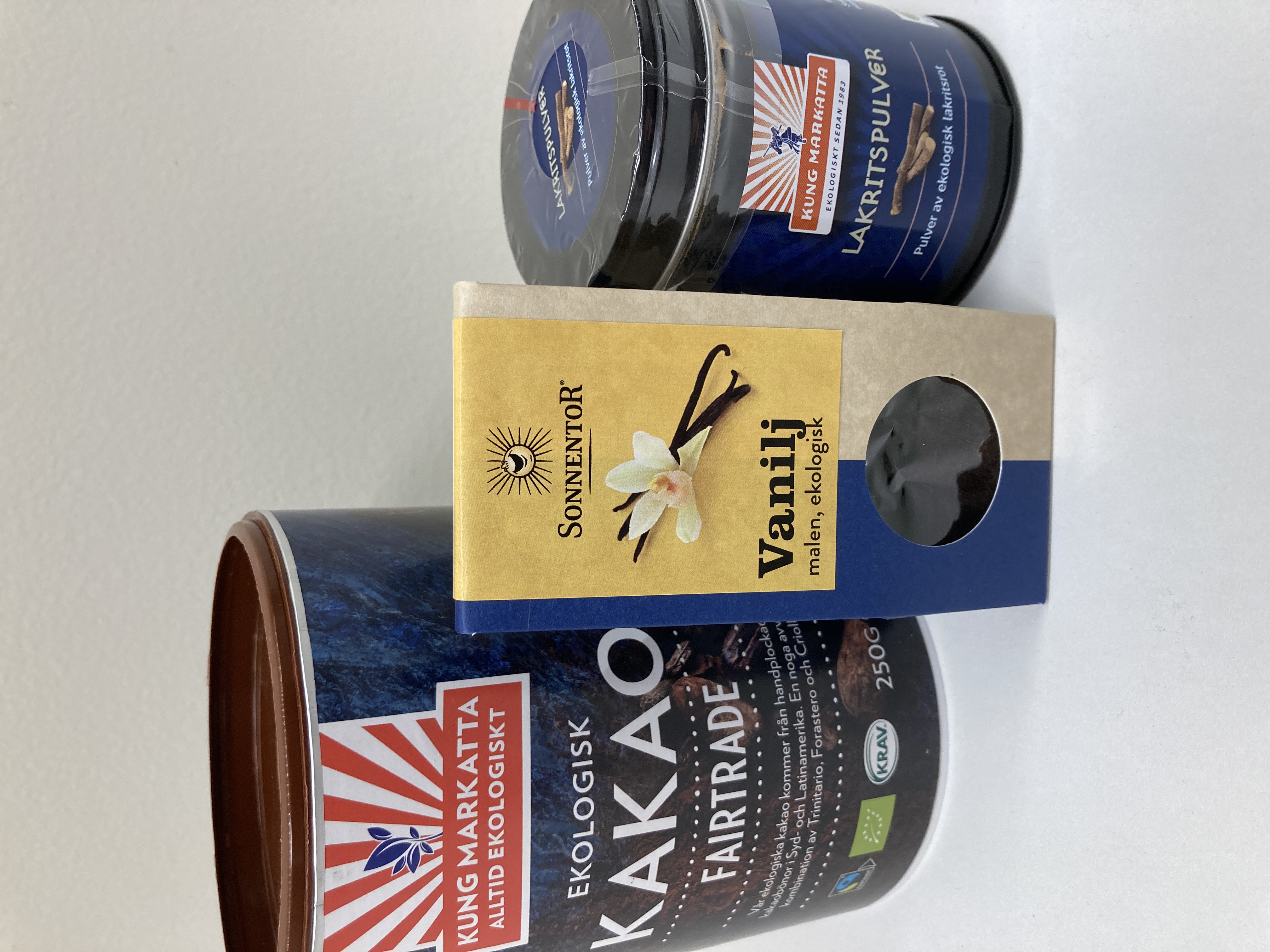 Diverse pulver för bakning