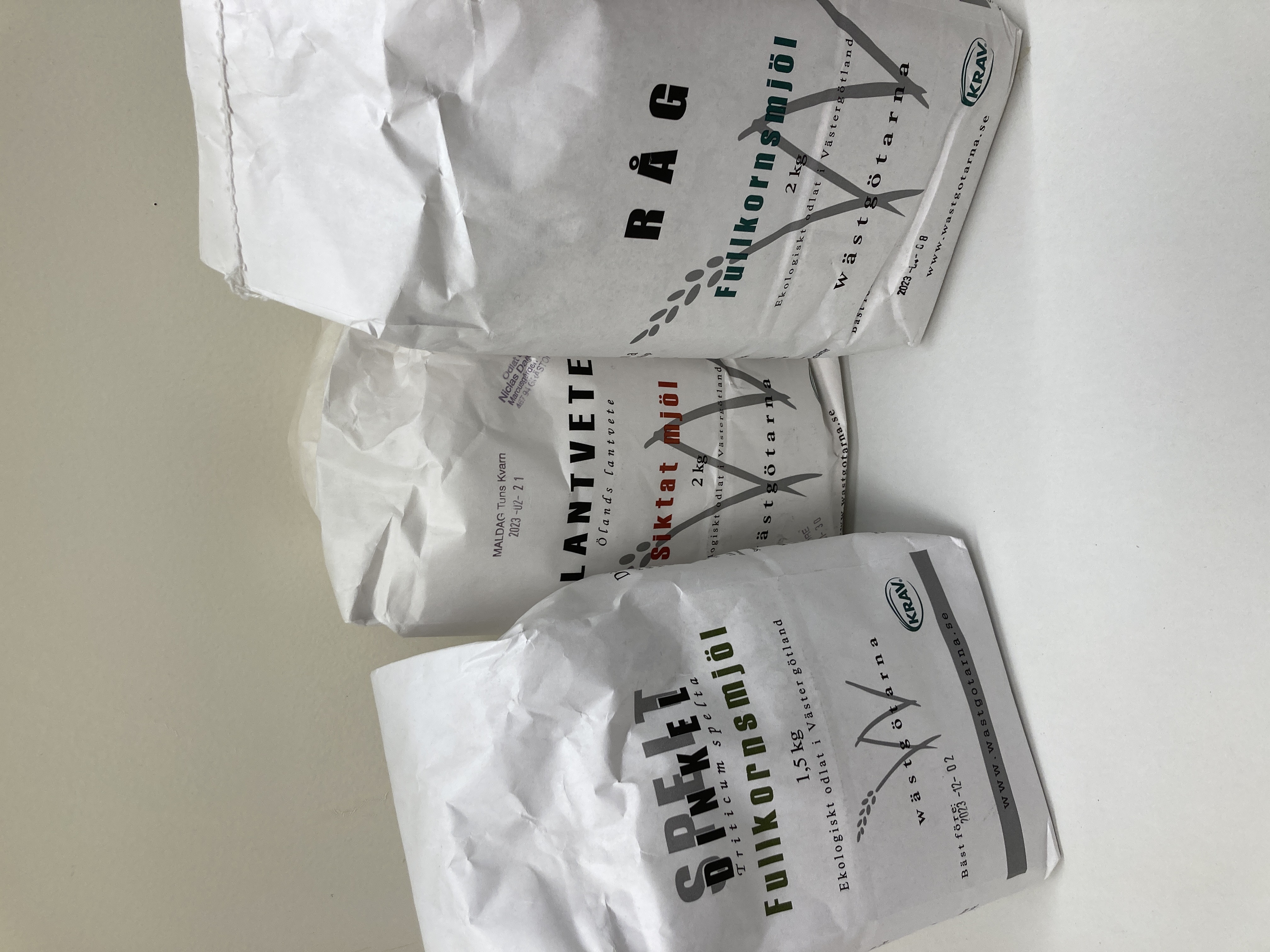 Mjöler med gluten