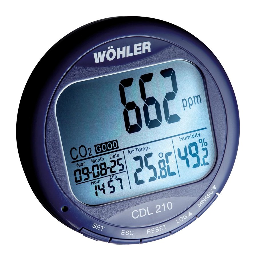 Wöhler - Koldioxidlogger - CDL 210