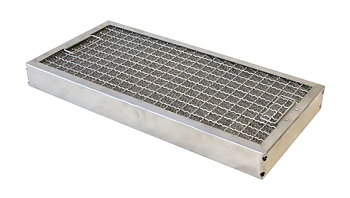 Restaurangfilter rostfritt 495 x 245 x 50 mm