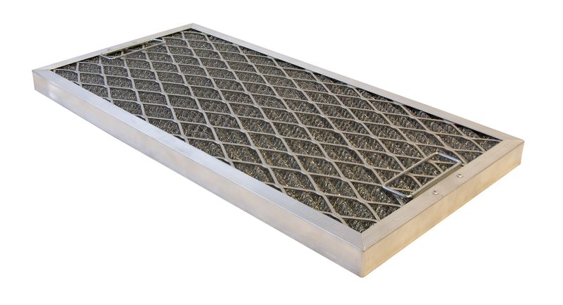 Restaurangfilter rostfritt 495 x 245 x 25 mm
