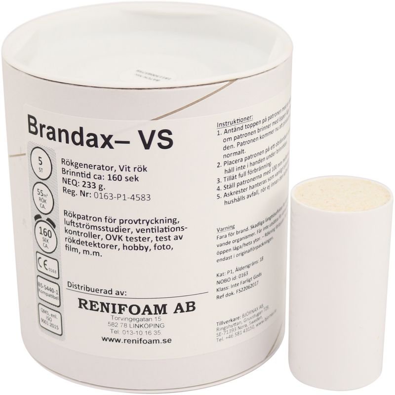 Björnax - Rökpatroner - Brandax VS - 5 st