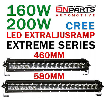 Valbar 160W samt 200W LED extraljusramp Extreme Series Combo E-märkt Einparts ™