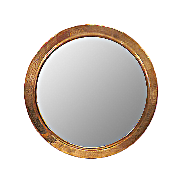 Copper Mirror 60cm, Copper Round Mirror 60cm