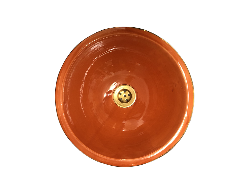 Marsala gold- enfärgat med guldkant - 2