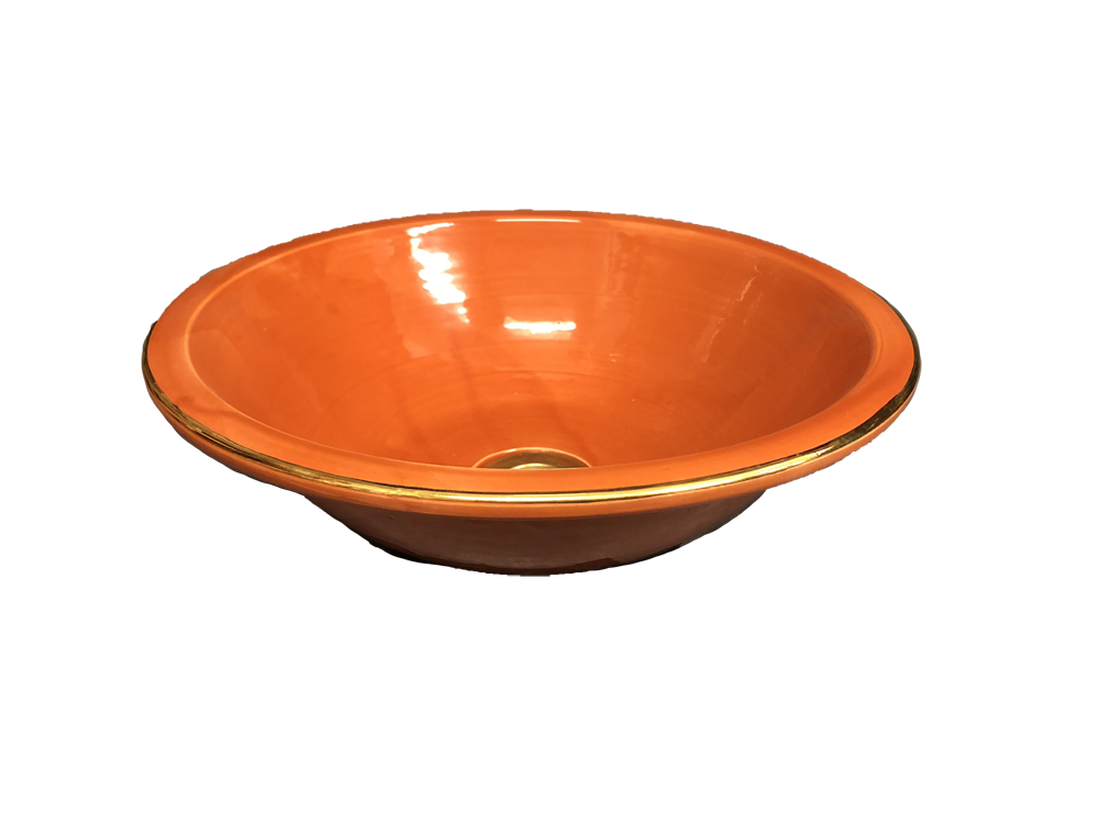 Marsala gold- enfärgat med guldkant - 3