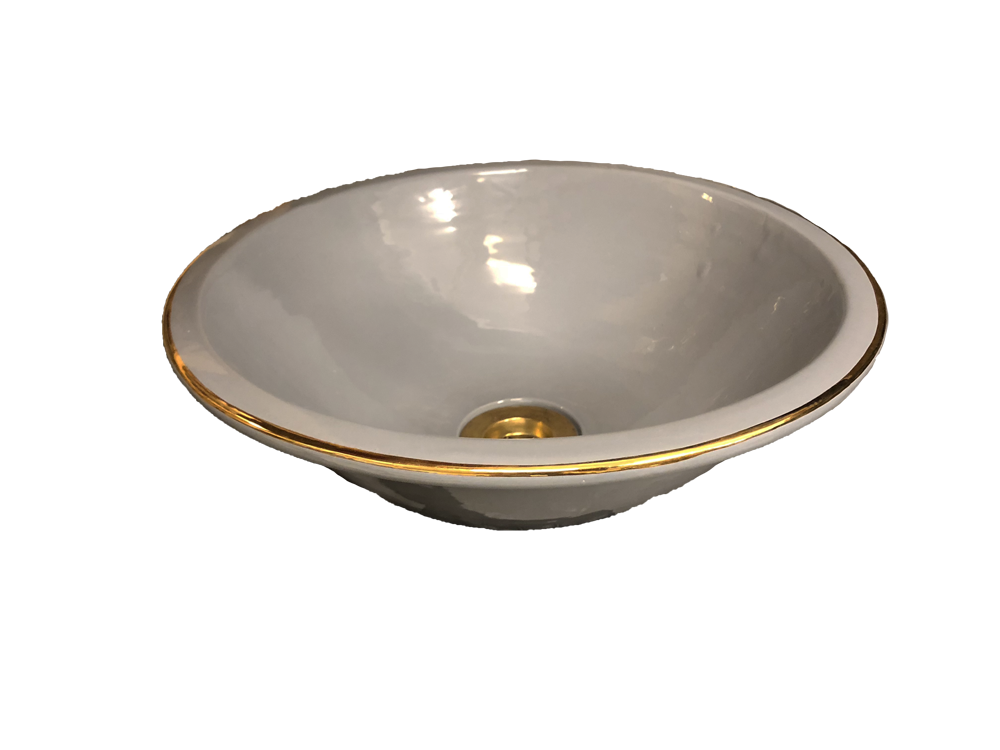 Gold Top - enfärgat med guldkant - 2
