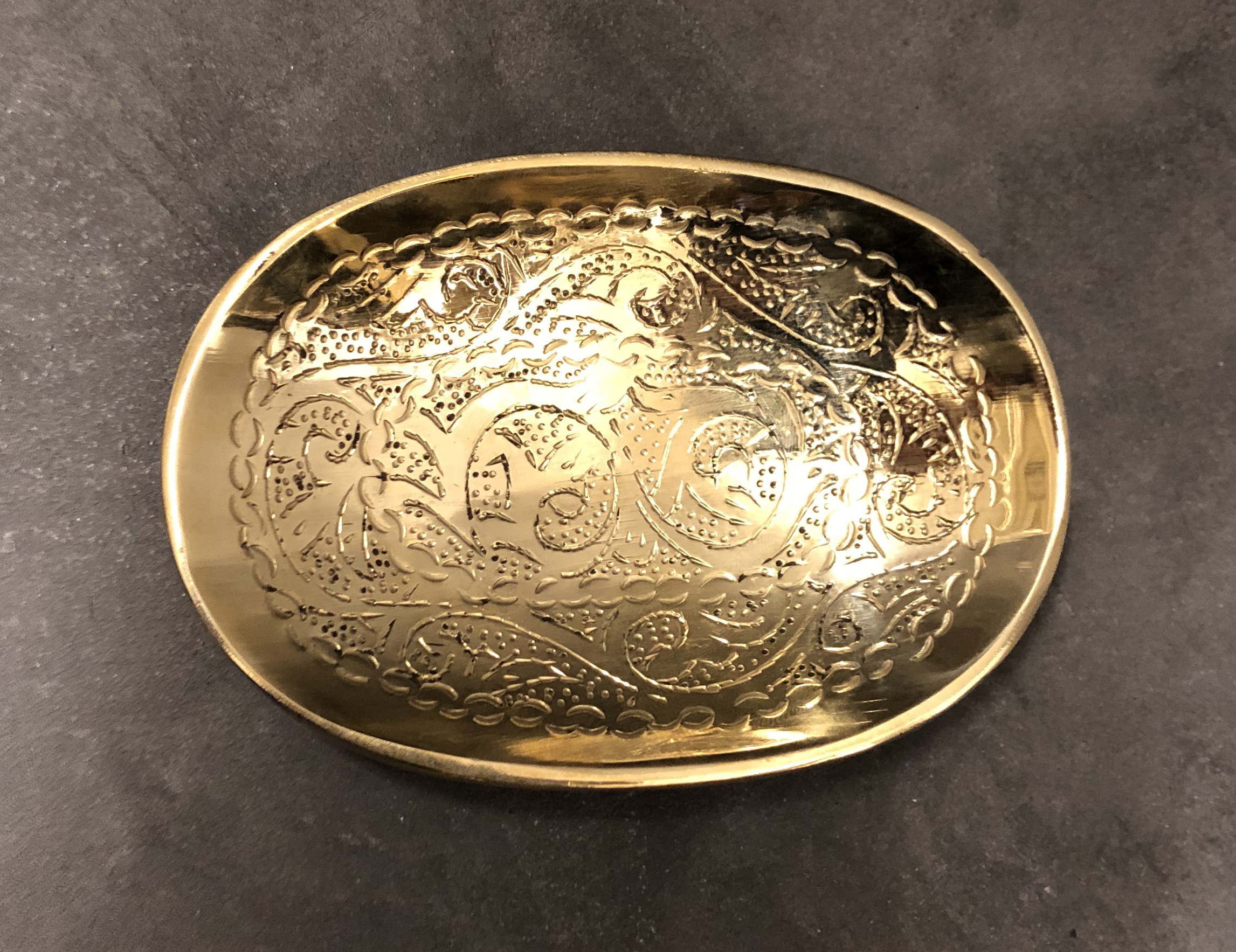 SOAP DISH BRASS 
