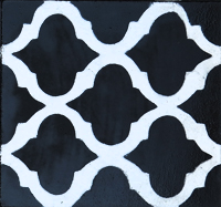 MOROCCAN TILE- RIIDO B/W - 3