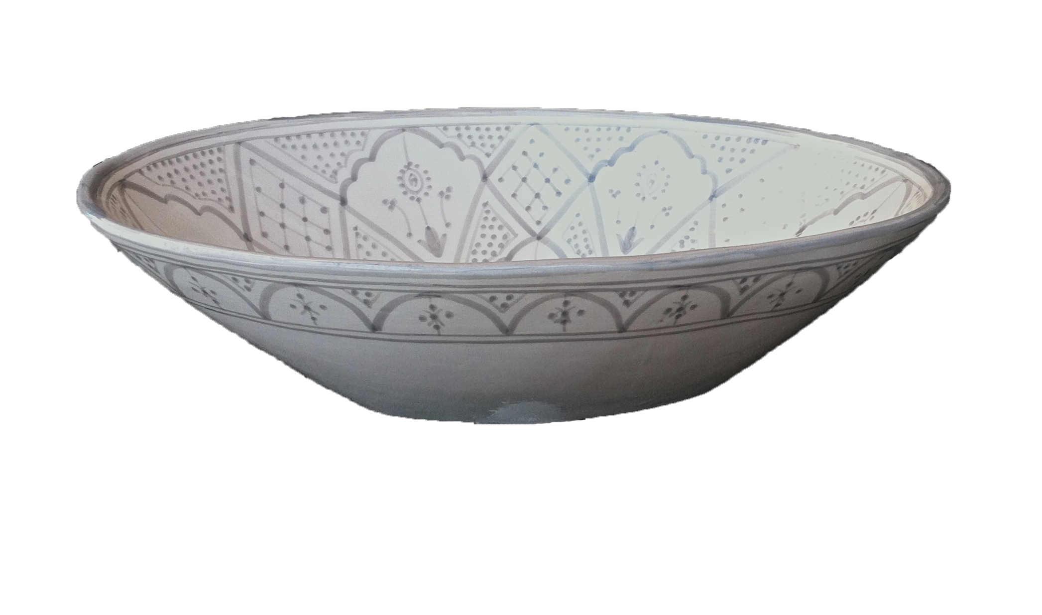Marockanskt handfat oval classic grey - 3