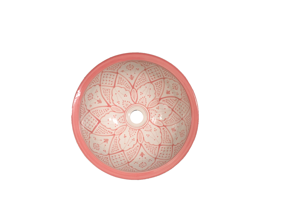 Marockanskt keramikhandfat classic pink