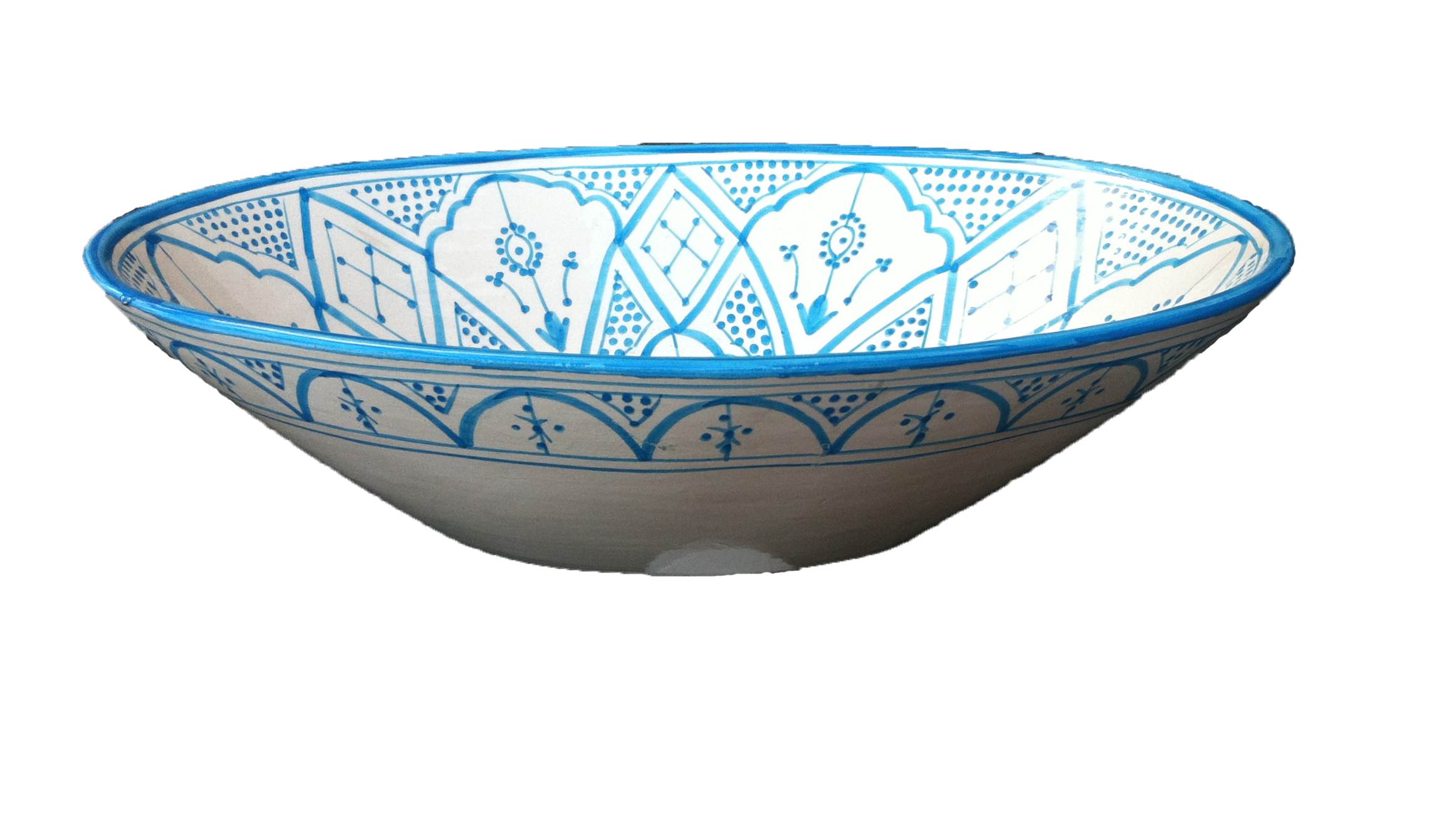 Marockanskt handfat oval classic turkos - 2