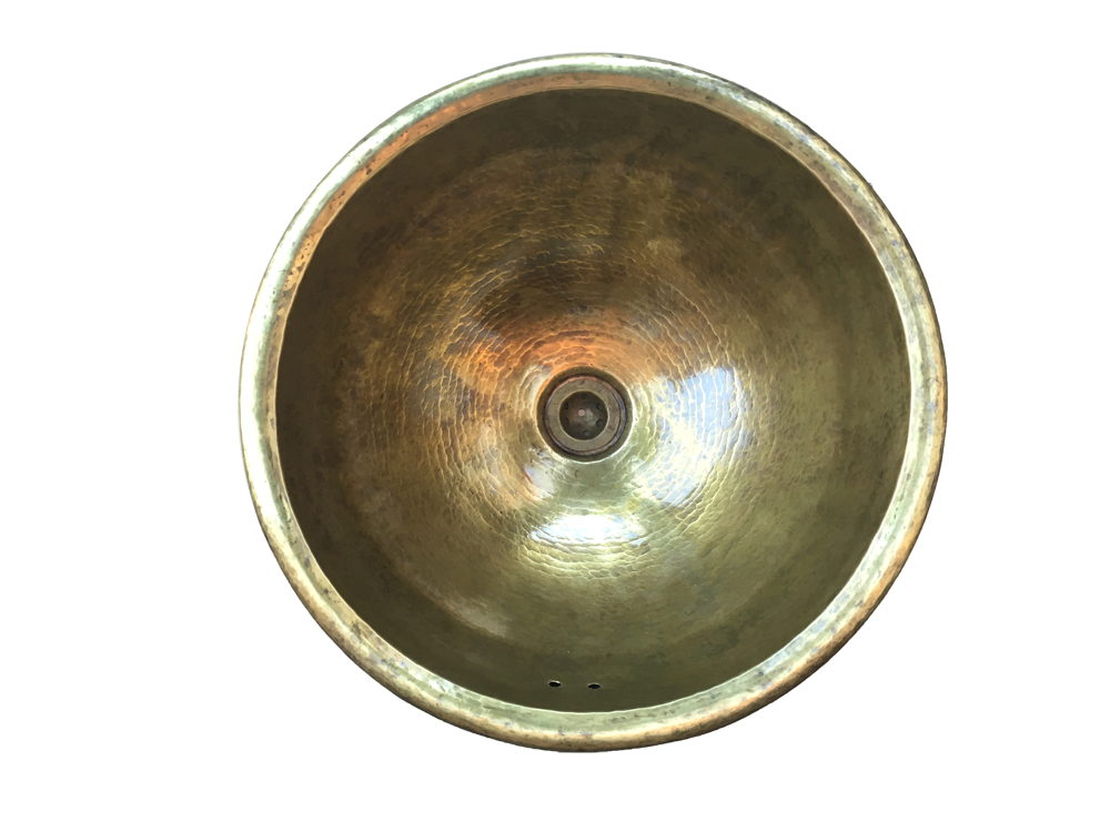 Brass patina basin metal Fez - 3
