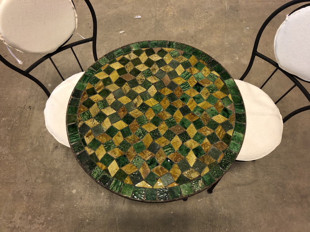 Mosaikbord Tamgroute mix