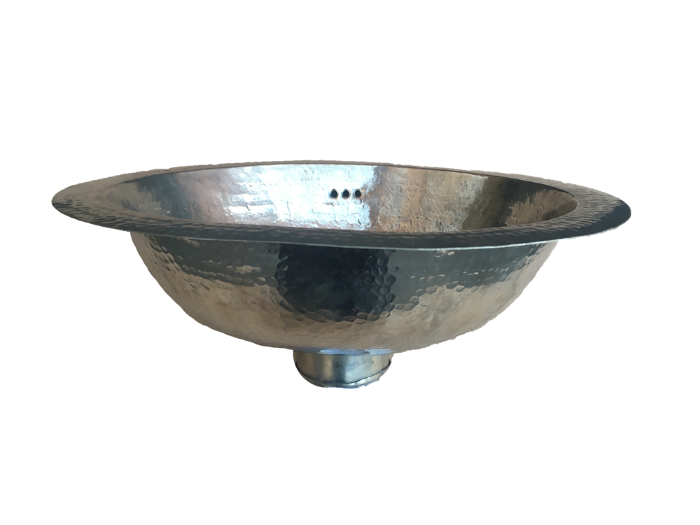 ball-hammered-pewter-basin-round - 2