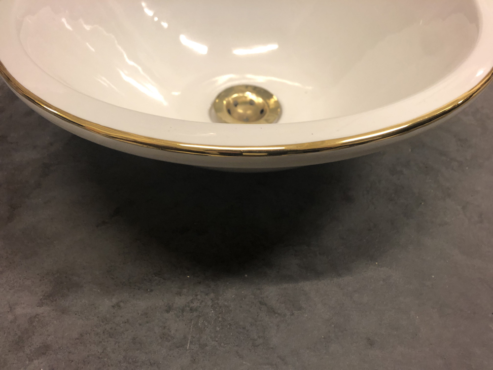 White gold - unicolour with gold lining - 2