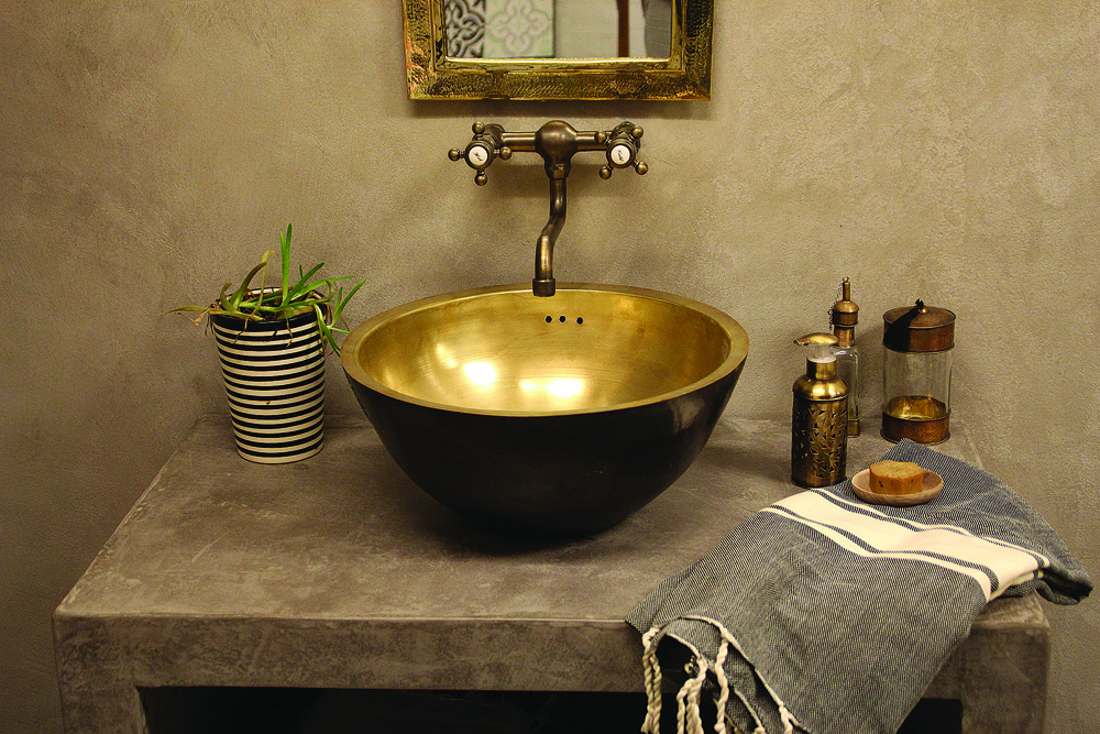 Basin brass - Double skin bowl - 3